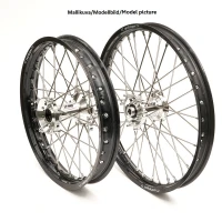 REX КОЛЕСА 18-2,15 KTM ВСІ SX-F 13-22 TC&FC 16-22 ЧОРНИЙ RIM/SILVER СТУПИЦЯ 25MM