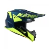 KENNY RACING 2025 ШОЛОМ CROSS\/ENDURO МОДЕЛЬ TRACK GRAPHIC ZOOM PETROL КОЛІР NIEBIESKI\/ZOLTY РОЗМІР XS ( 53 - 54 CM ) - зображення 1
