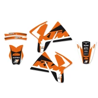BLACKBIRD КОМПЛЕКТ НАЛІПОК (OKLEIN) KTM SX '98-'00, EXC '98-'00, DREAM 4 КОЛІР ОРАНЖЕВИЙ/ЧОРНИЙ