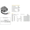 DZE РЕГУЛЯТОР НАПРУГИ SUZUKI GSXR 600 '97-'05, GSXR 750 '96-'05, VL 1500 98-04, GSXR1000\/1300 (ESR550) (32800-33E20) - зображення 2