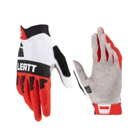 LEATT (НОВИНКА 2023) РУКАВИЦІ ВЕЛОСИПЕДІВ MTB 2.0 X-FLOW GLOVE FIRE КОЛІР CZERWONY/BIALY/CZARNY РОЗМІР M
