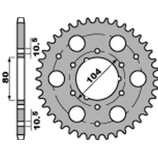 ЗАДНЯ ЗІРКА PBR 4578 36 C45 POLARIS 250 TRAIL BOSS/BLAZER '85-'04 (JTR1478.36) (MOZNA STOSOWAC ЗАМІСТЬ 478 36 JTR478.36) (LANC. 520)