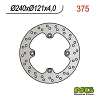 NG ДИСК ТОРМОЗНИЙ ЗАД HONDA CR 125 '98-'01, CR 250 '97-'01 (240X121X4)