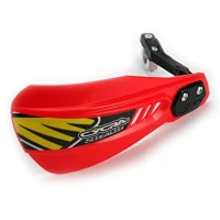 CYCRA АКЦІЯ КРИШКИ RAK (МОЛДІНГИ) Z КРІПЛЕННЯМ (22MM/28,6MM) МОДЕЛЬ COMPOSITE PRIMAL STEALTH RACER КОЛІР ЧЕРВОНИЙ