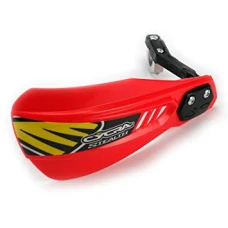 CYCRA АКЦІЯ КРИШКИ RAK (МОЛДІНГИ) Z КРІПЛЕННЯМ (22MM/28,6MM) МОДЕЛЬ COMPOSITE PRIMAL STEALTH RACER КОЛІР ЧЕРВОНИЙ