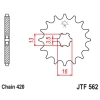 JT ЗІРОЧКА ПЕРІД 415 09 KAWASAKI KFX 50 '03-'06, SUZUKI LTA 50 '02-'05, SUZUKI TS 50, YAMAHA DT 50MX (41509JT) (LANC. 420) - зображення 1