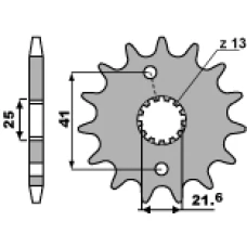 PBR ЗІРОЧКА ПЕРІД 438 14 18NC SUZUKI GSX 400 F 81-86, GR 650 (-1) (LANC. 520)
