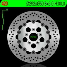 NG ДИСК ТОРМОЗНИЙ ПЕРІД HARLEY DAVIDSON 883/1200/1340/1450 (PLYWAJACA) (292X50,8X5) (5X8,5MM)