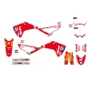 BLACKBIRD КОМПЛЕКТ НАЛІПОК (OKLEIN) HONDA CRF 250R '25; CRF 450R '25 REPLICA TEAM HRC КОЛІР ЧЕРВОНИЙ ЧОРНИЙ - зображення 2