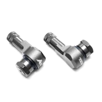 ACCEL ЗАПІРНИЙ КРАН КОМПЛЕКТ. (2 ШТУКИ) КОЛІР СІРИЙ (VC-02GY)