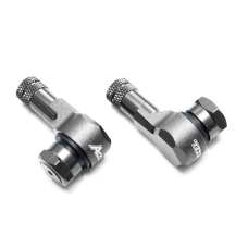 ACCEL ЗАПІРНИЙ КРАН КОМПЛЕКТ. (2 ШТУКИ) КОЛІР СІРИЙ (VC-02GY)