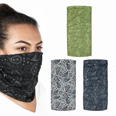 OXFORD БАФФ БАГАТОФУНКЦІОНАЛЬНИЙ WIATROODPORNY COMFY PAISLEY 3 ШТУКИ W OPAKOWANIU КОЛІР SZARY/ZIELONY/CZARNY