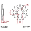 ПЕРЕДНЯ ЗІРКА JR CHT Z ГУМА 1248 14 KTM SX\/EXC '91-'22, GASGAS, BETA, HUSQVARNA (124814RB) (LANC. 520) - ZAMOWIC - зображення 1