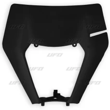 UFO ЗАХИСТ ФАРИ ПЕРІД KTM EXC/EXCF 17-19 КОЛІР ЧОРНИЙ (УЗОР OEM)