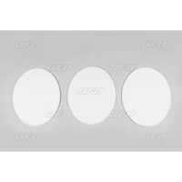 UFO ОВАЛ ТАБЛИЦІ VETERAN MX/ENDURO 1970 3-PCS БІЛА