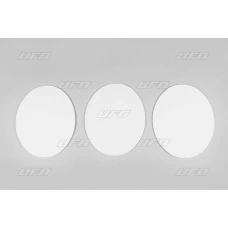 UFO ОВАЛ ТАБЛИЦІ VETERAN MX/ENDURO 1970 3-PCS БІЛА