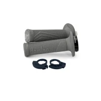 DOMINO ПЕРЕМИКАЧІ (GRIPY) ВИКЛЮЧЕНИЙ ROAD D-LOCK NA ОДНА ТРОС 2T (Z ADAPTERAMI ROLGAZU - KTM, HUSQVARNA, GASGAS, HONDA, KAWASAKI, SUZUKI, YAMAHA I ІНШІ) КОЛІР СІРИЙ
