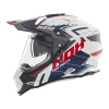 МОТОШОЛОМ NOX OFFROAD \/ TRAIL DUOSPORT (DUAL) N312 ЧОРНИЙ\/СРІБНИЙ\/ПОМАРАНЧЕВИЙ МАТОВИЙ КОЛІР БІЛИЙ\/СИНІЙ\/ЧЕРВОНИЙРОЗМІР XL - зображення 1