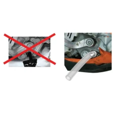 ACCEL ІНСТРУМЕНТ (ПАТРУБОК) DO ЗЛИВУ МАСЛА Z ДВИГУНА KTM 65-530 '09-22, HUSQVARNA FC/FE/FS '14-22, TC 125-250 '14-22, TE '11-22, TC 50/65, TX 125/300, FX 350 '17-22, FX 450 '10-22, EC/MC 250/350F '21 ( 3 ШТУКИ. ) (OD-501)