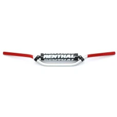 RENTHAL КЕРМО 7/8 ЦІЛИЙ (22MM) MX РУЧКИ SILVER/RED RC HIGH PADDED PADDED КОЛІР SREBRNY/CZERWONY Z GABKA