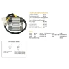DZE РЕГУЛЯТОР НАПРУГИ HONDA NX650 DOMINATOR '95-'99, '02 (31600-MAN-621) (12V\/35A) - зображення 1