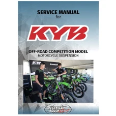 KYB КНИЖКА СЕРВІСНА (OFF-ROAD COMPETITION МОДЕЛЬ) ENGLISH (SERVICE МЕХАНІКА)
