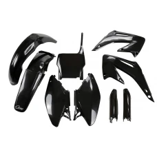 UFO ПЛАСТМАСА KIT 6-PARTS ЧОРНИЙ 001 HONDA CR125/250 05-07