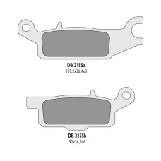DELTA BRAKING КОЛОДКИ ДИСКОВІ ТОРМОЗНІ KH443 YAMAHA YFM 550 GRIZZLY '11-14, YFM 700 GRIZZLY '07-18 ЛІВИЙ ПЕРІД - ZASTEPUJA DB2155MX-D І DB2155QD-D
