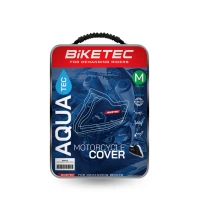 BIKETEC ЧОХОЛ ВОДОНЕПРОНИКНИЙ AQUATEC NA МОТОЦИКЛ КОЛІР ЧОРНИЙ/СІРИЙ РОЗМІР S
