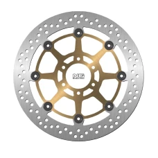 NG ДИСК ТОРМОЗНИЙ ПЕРІД CAGIVA 650/1000 RAPTOR (300X61X5) (6X8,5MM) ЗОЛОТИЙ МАТЕРІАЛ