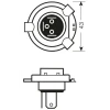 OSRAM ЛАМПОЧКА H4 12V 60\/55W P43T ОРИГІНАЛ - зображення 4