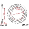 ЗАДНЯ ЗІРКА JR 506 43 KAWASAKI KLR 600 '84-90' (50643JT) (LANC.520) - зображення 1