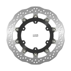 NG ДИСК ТОРМОЗНИЙ ПЕРІД YAMAHA FJR1300 '05-21 (320X132X4,5MM) (6X8,5MM) WAVE PLYWAJACA (МАТЕРІАЛ АЛЮМІНІЙ)