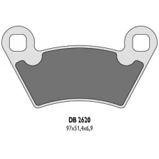 DELTA BRAKING КОЛОДКИ ДИСКОВІ ТОРМОЗНІ KH354 POLARIS - ZASTEPUJA DB2620MX-D І DB2620QD-D