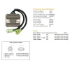 DZE РЕГУЛЯТОР НАПРУГИ POLARIS PREDATOR 500 '03-'07, OUTLAW 400\/500\/525 '06-'11 12V 35A (OEM-4010654, 4012536) (ESR541) - зображення 3
