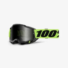 100 % ОКУЛЯРИ МОДЕЛЬ ACCURI 2 SAND NEON ЖОВТИЙ - SMOKE LENS КОЛІР  ЧОРНИЙ/ЖОВТИЙFLUO СТІКЛО ЗАТЕМНЕНЕ