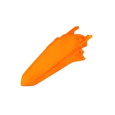 UFO КРИЛО ЗАД KTM EXC 125 '20-'21, EXC/EXCF(EXC-F) 150/250/300/350/450/500 '20-2023 КОЛІР КОЛІР ПОМАРАНЧ FLUO (WITH PINS) ENDURO