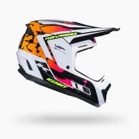 KENNY RACING ШОЛОМ CROSS/ENDURO PERFORMANCE GRAPHIC + STAIN КОЛІР BIALY/ROZOWY/FIOLETOWY РОЗМІР S