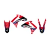 BLACKBIRD КОМПЛЕКТ НАЛІПОК (OKLEIN) HONDA CRF 250R '14-'17, CRF 450R '13-'16 DREAM 5 КОЛІР ЧЕРВОНИЙ ЧОРНИЙ - зображення 2
