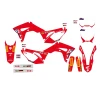 BLACKBIRD КОМПЛЕКТ НАЛІПОК (OKLEIN) HONDA CRF 250R '18-'21, CRF 450R '17-'21, CRF 450X '17-'24 HONDA REPLICA TEAM HRC 24 - зображення 2