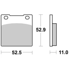 SBS BRAKEPADS КЕРАМІЧНІ