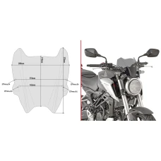 GIVI SPECIFIC КОЗИРКА HONDA CB125R