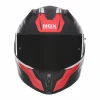 NOX ШОЛОМ INTEGRALNY (ПОВНИЙ FACE) Z БЛЕНДА N401 CROWER КОЛІР ЧОРНИЙ\/ЧЕРВОНИЙ МАТОВА РОЗМІР XXL - зображення 2