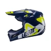 LEATT (НОВИНКА 2024) ШОЛОМ MOTO 3.5 V24 (+ОКУЛЯРИ VELOCITY 4.5 ПОДАРОК) HELMET KIT BLUE КОЛІР GRANATOWY\/ZOLTY FLUO\/BIALY РОЗМІР XL (61-62 CM) - зображення 4