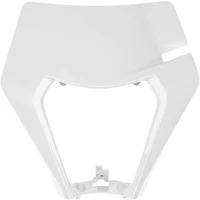 UFO ЗАХИСТ ФАРИ ПЕРІД KTM EXC/EXC-F '20 КОЛІР БІЛИЙ (УЗОР OEM)