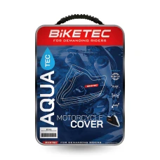 BIKETEC ЧОХОЛ ВОДОНЕПРОНИКНИЙ AQUATEC NA МОТОЦИКЛ КОЛІР ЧОРНИЙ/СІРИЙ РОЗМІР L