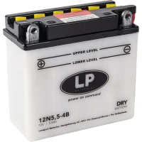 LANDPORT АКУМУЛЯТОР 12N5,5-4B 12V 5,5AH 135X60X130 OBSLUGOWY - ELEKTROLIT OSOBNO (4) UE2019/1148
