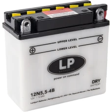 LANDPORT АКУМУЛЯТОР 12N5,5-4B 12V 5,5AH 135X60X130 OBSLUGOWY - ELEKTROLIT OSOBNO (4) UE2019/1148