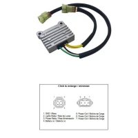 DZE РЕГУЛЯТОР НАПРУГИ KTM 125/150/250/300/350/450/400 EXC/EXC-F/XC/XC-W/XCF-W '17-'23; HUSQVARNA 150/250/300/350/450/501 FE/TE/TX '17-'23 (79611034000)