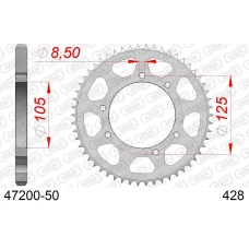 AFAM 2026/04 ШЕСТЕРНЯ ЗАД 4413 50 YAMAHA XT 125X/SM '05-'09 (JTR1134.50) (LANC. 428)